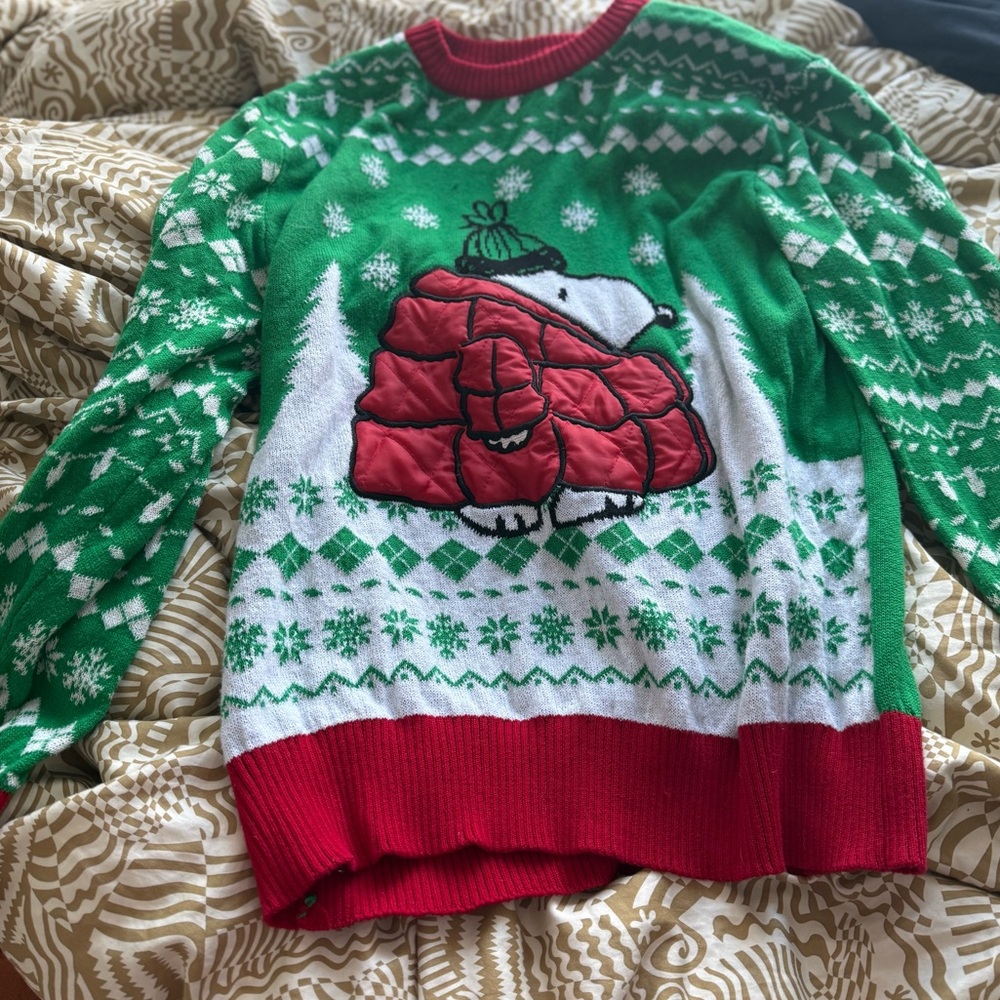 Peanuts Snoopy Winter Sweater 🎄❄️